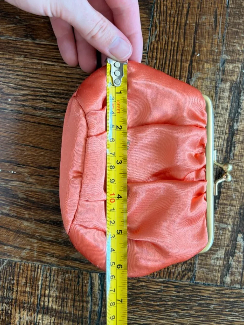 Rouje Makeup Pouch - Coral Satin